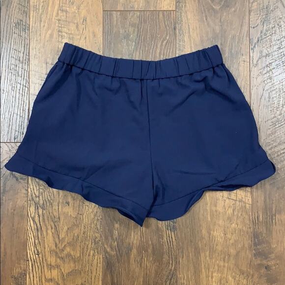 Maison Jules Navy Blue Flutter Dress Shorts Size S - Picture 6 of 6